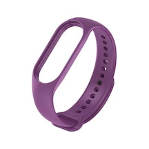 Xiaomi Mi Band 7 Uyumlu Klasik Nvth Kordon-mor