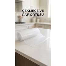 Şeffaf Kaydırmaz Pvc Raflık Dolap İçi Çekmece Koruyucu 45x300 Cm