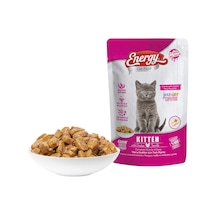 Energy Tavuklu Pouch Konserve Yavru Kedi Maması 24 x 85 G