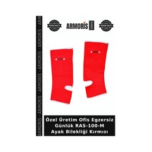 Özel Üretim Ofis Egzersiz Günlük Ras-100-m Ayak Bilekliği Kırmızı