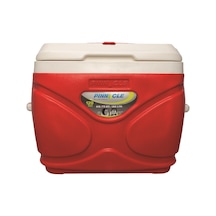Pinnacle Prudence Tekerlekli Buzluk 66 Litre-kırmızı