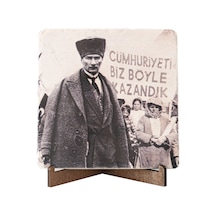 Atatürk Sözleri Cumhuriyeti Böyle Kazandık Traverten Pano