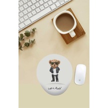Rocker Teddy Desenli Bilek Destekli Mouse Pad Mousepad