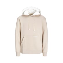 Jack & Jones Erkek Sweatshirt Bej 12256534 Jjelegacy Sweat Hood Noos 25kw21000482 W2100381 Bej