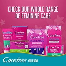 Carefree, Günlük Ped, Pamuklu, Parfümsüz, 20'li