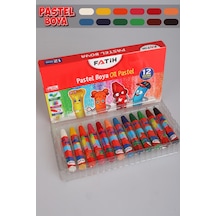 Dekomus İle Orjınal Fatih 12 Renkli Pastel Boya