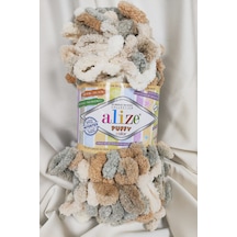 Puffy Color Ebruli El Örgü İpi 100gr. 9mt. 5'li Paket - Renk: 5926