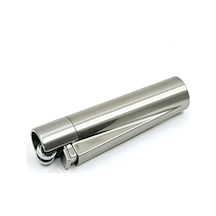 Clipper Metal Taşlı Gümüş Çakmak