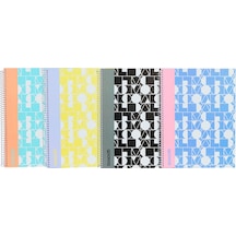 Ancor Smooth A5 Spiralli Çizgili Defter 113266