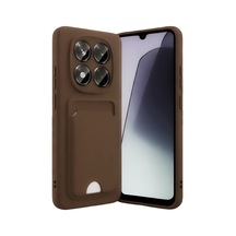 Uryport Xiaomi Redmi Note 15 Pro 5g Kelvin Kartvizitli Silikon - Kahverengi