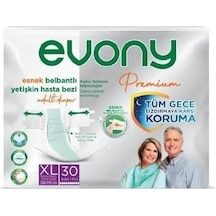 Evony Premium Belbantlı Extra Large XL Hasta Bezi 30'Lu