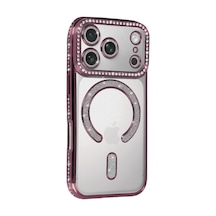 Apple iPhone Uyumlu - 17 Pro Joke Simli Magneticsafe Kılıf - Pembe