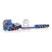 1/50 Havator Scanıa R Hıghlıne Cr20h 8x4 Low Loader - 4 Axle - Lowbed