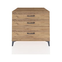 Kronos Şifonyer 3 Çekmeceli 88x59x80 Çam-çam Çam