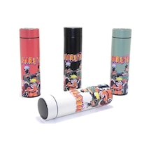 Jenerik Anime Baskılı Digital Göstergeli Termos 500 Ml Alk382 Çok Renkli