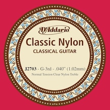 D'addario J2703 Student Nylon Klasik Gitar Tek Tel G-sol - Norma