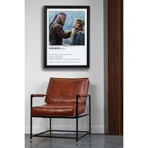 Vikings Dizi-film Siyah Çerçeveli Tablo Poster