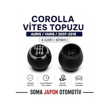 Corolla 2007 2018 6 İleri Auris Yaris Siyah Vites Topuzu