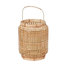 Fener, Bambu, 25 Cm Ahşap