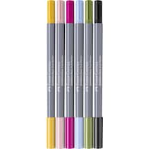 Faber-castell Goldfaber Aqua Çift Uçlu Sanatsal Markör 6 Lı Kalig Diğer