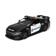 12 Cm 2024 Ford Mustang Dark Horse Police 1:138 4643 Çok Renkli
