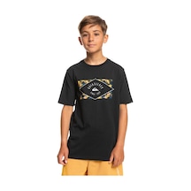 Quiksilver Circled Line Erkek Çocuk Tişört Siyah