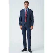 White Stone Durham T2463 Slim Fit 6 Drop Takım Elbise Desenli-desenli Çok Renkli
