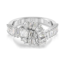 5727112 Swarovski Yüzük Matrıx:rıng Knot Whı/rhs 58 Metalik