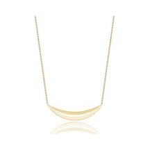 Diamond Line-Gülaylar - Sarı Altın 14 Ayar Ay Kolye N11.25074