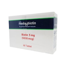 Dermoskin Medohbiotin Medobiotin 5 MG x 60 Tablet x 3 Adet Dermoskin Medohbiotin Medobiotin 5 MG x 60 Tablet x 3 Adet
