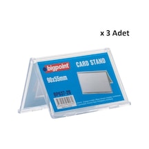 Bigpoint Kart Standı Çift Taraflı 90x55mm X 3 Adet