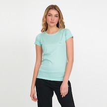 Slazenger RELAX IN Kadın Slim Fit Nane Tişört