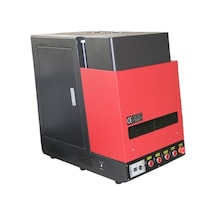 50w Kapalı Kabin Fiber Lazer Markalama Makinesi