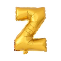 Gold Folyo Balon Z Harfi 100 CM