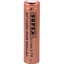 ŞARJLI PİL 3.7V 900MAH 14500 BAŞLIKSIZ SUPEX SP-14500-900D ŞARJLI PİL 3.7V 900MAH 14500 BAŞLIKSIZ SUPEX SP-14500-900D