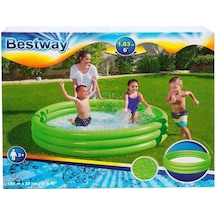 Bestway Jumbo 3 Bölmeli Havuz Yeşil 183x33 Cm Çok Renkli