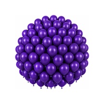 Mor Renk Lateks Pastel Balon 30 Cm - 100 Adet