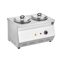 Remta Çelik Çiftli Çorbalık Çorba Isıtıcı 9 + 9 Lt 18 Lt Cb12