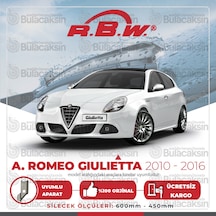 RBW Alfa Romeo Giulietta 2010 - 2016 Ön Muz Silecek Takım