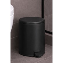 Primanova Cigo Compact 3 Lt Banyo Mutfak Ofis Çelik Çöp Kovası - Mat Siyah