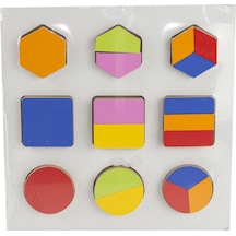 Ahşap Geometrik Şekiller Ahşap Eğitici Oyuncak