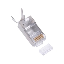 BiSıfır Metal Cat7 Plug Konnektör Jak (100 Adet)