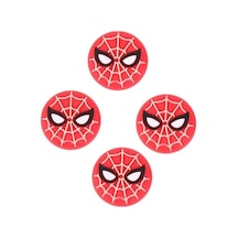 Spider-man Desenli Xbox One S/one X/xbox E/xbox 360 Analog Koruyucu Silikon Pad Maske