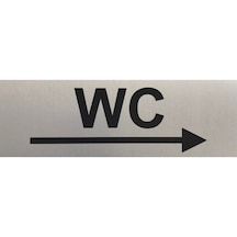 Wc Tuvalet Tabelası Kapı Yönlendirme Levhası 15Cm X 5Cm (374323604)