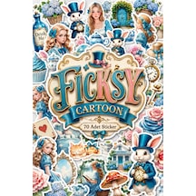Alice Harikalar Diyarında Sticker Seti - 70 Adet Etiket Çıkartma Diğer