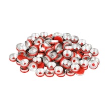 Borox Alüminyum Kapak 20mm Flakon Vial Kapağı Kırmızı 100lü