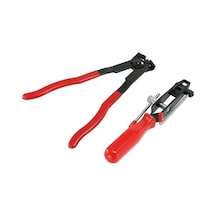 Pazly Profesyonel Cv Keçe Mengene Pencesi Seti - Hızlı Sıkma Kesme, Kırmızı Kırmızı