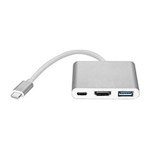 3 İn1 Type-C To HDMI 4K USB 3.0 Çevirici Dönüştürücü Adaptör