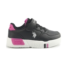 U.s. Polo Assn. Uttes Jr 5pr Siyah Kız Çocuk Sneaker Siyah-fusya