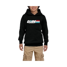 Zepplin Giyim Gı Joe Siyah Çocuk Kapşonlu Sweatshirt
